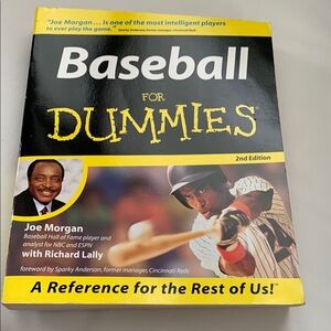 Baseball for Dummies by Joe Morgan